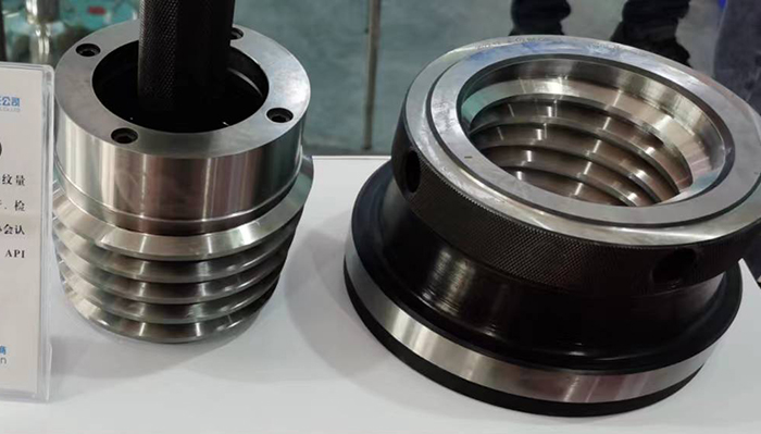 API thread gauge with special BECO thread profiles