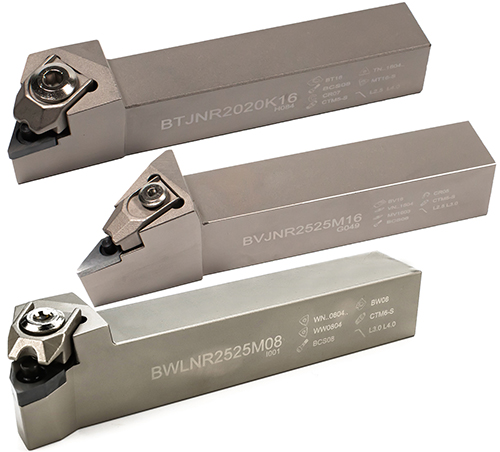 Turning Tool with Both wedge and pin clamp