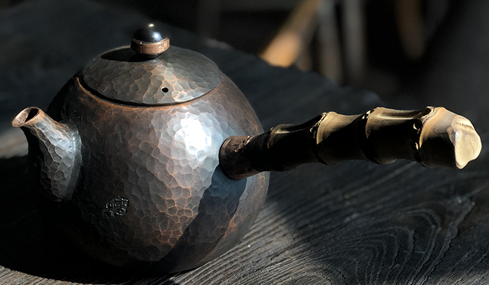 Copper teapot