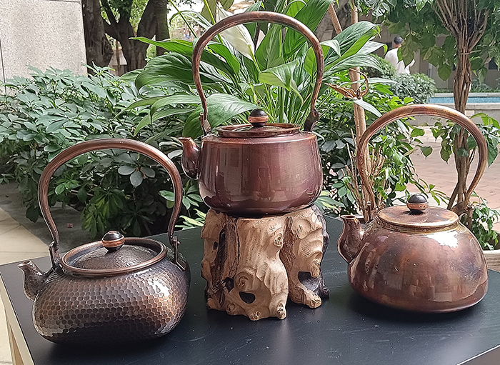 Copper teapot