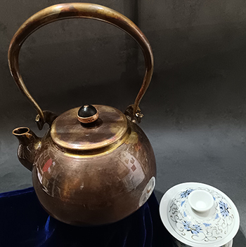 Copper teapot