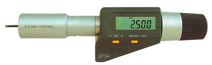 Digital internal micrometer Range: 2-6mm / 0.08-0.28"