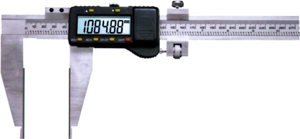 Digital calipers with carbide tipped jaws