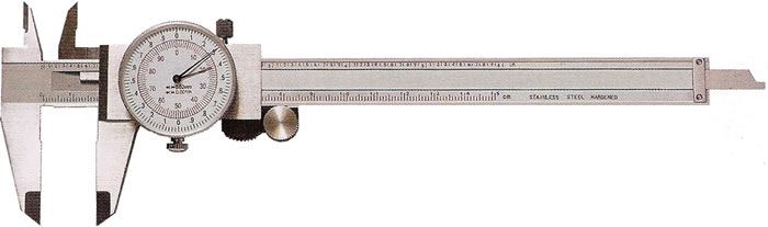 6" Dial caliper or 12" dial caliper
