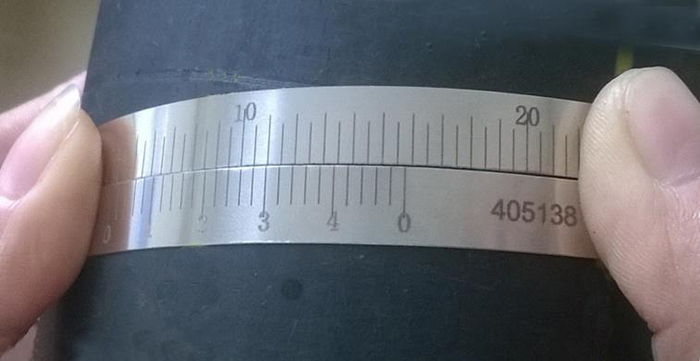 Using a π tape / Pi Tape to Measure Outer Diameter