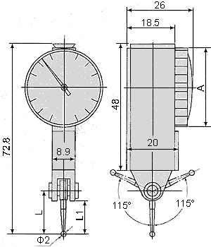 Metric Dial Test Indicator