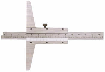 Vernier depth gauge