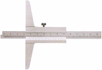 Vernier depth gauges