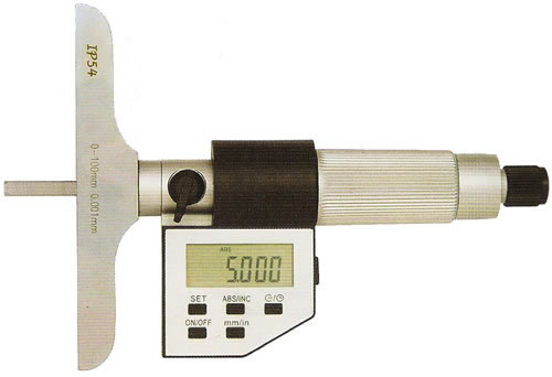 Digital depth micrometer