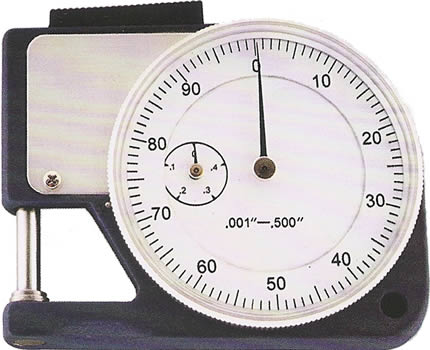 Pocket thickness gage