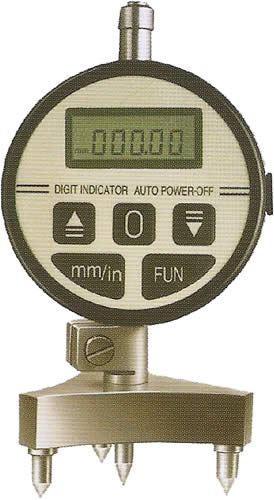 Spherical radius dial gauges