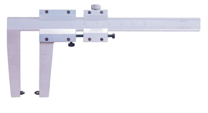 Vernier caliper with points