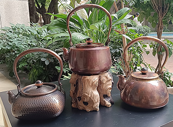Copper teapot